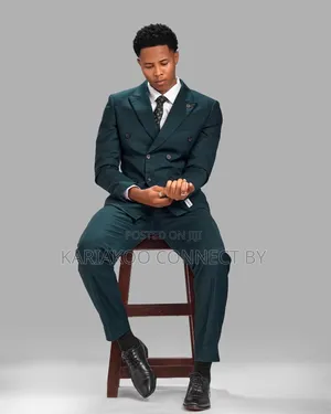 ​Luxury Deep Forest Green Gentleman Executive Suit