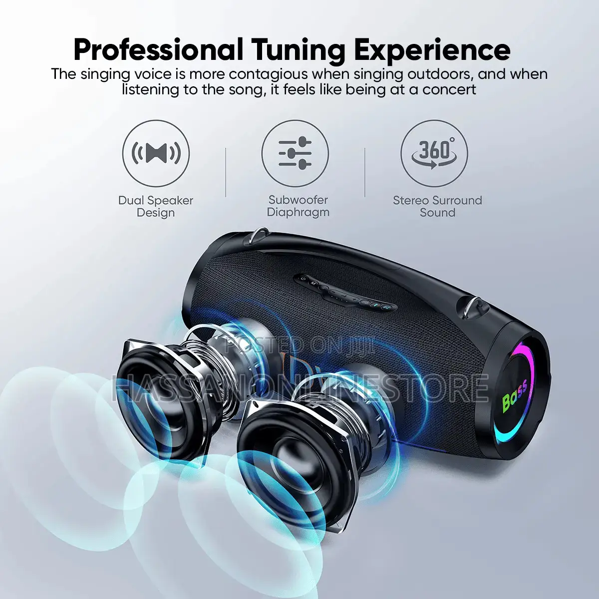 Vidvie Xl-Sp929 600w Boombox Outdoor Portable Speaker
