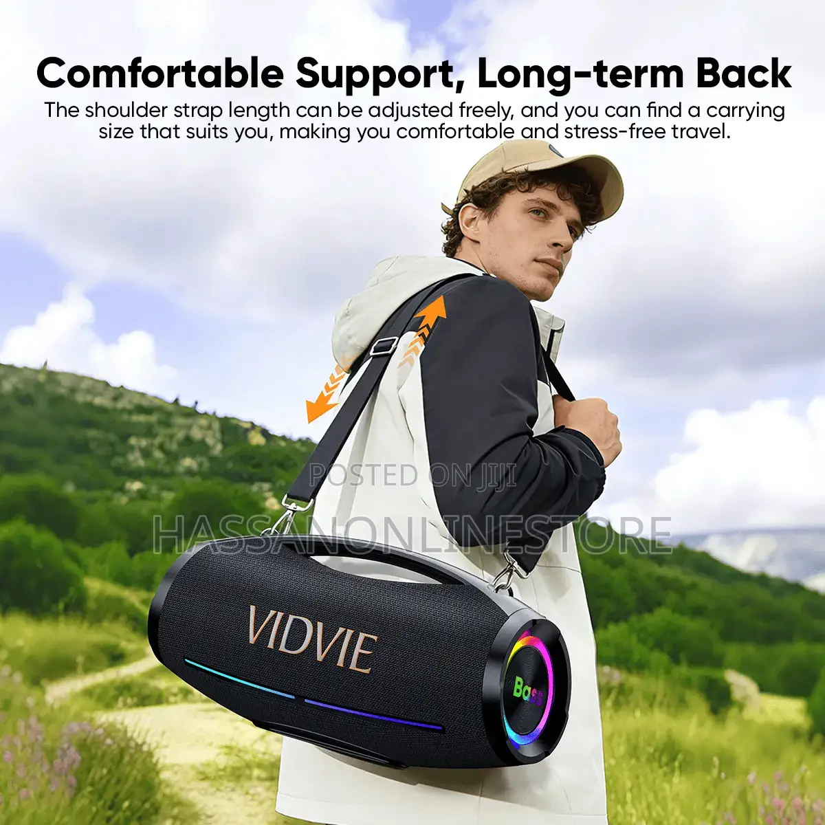 Vidvie Xl-Sp929 600w Boombox Outdoor Portable Speaker