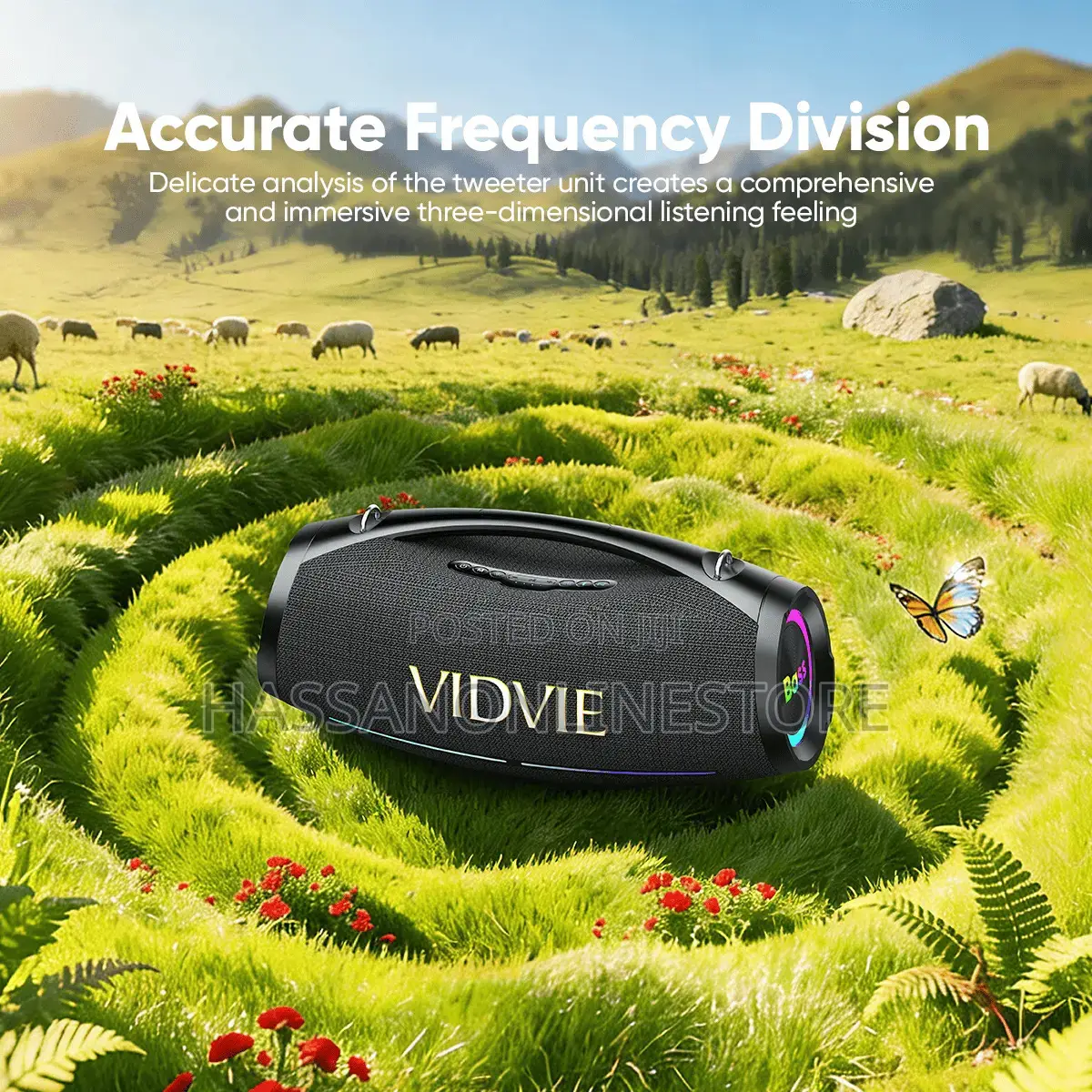 Vidvie Xl-Sp929 600w Boombox Outdoor Portable Speaker