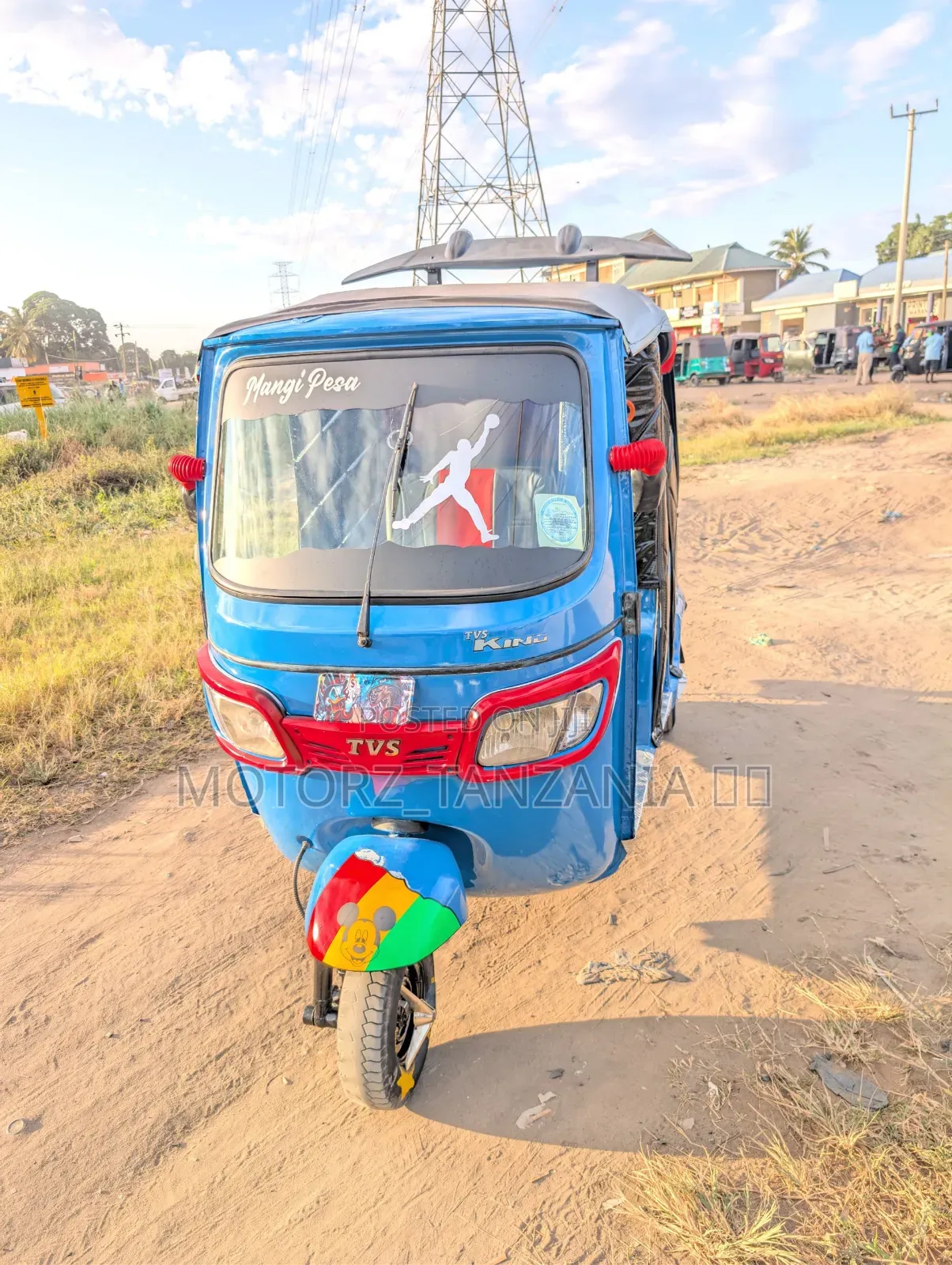 TVS King Deluxe Plus iTouch Start 2024 Blue