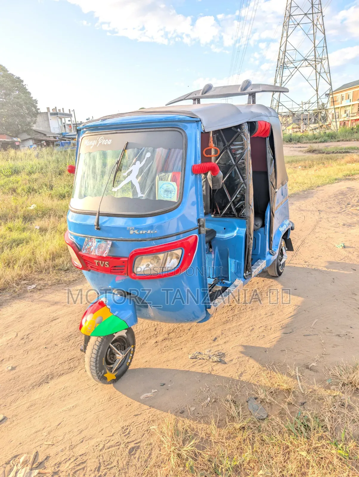 TVS King Deluxe Plus iTouch Start 2024 Blue
