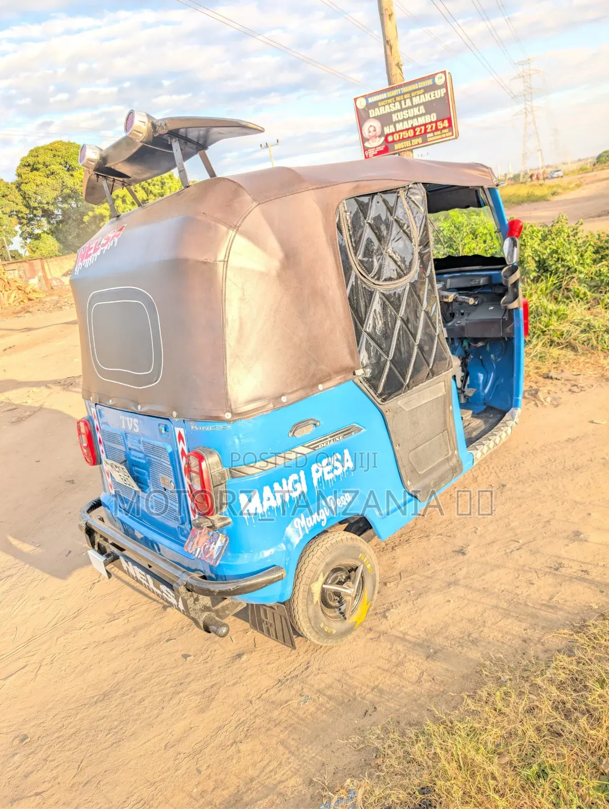 TVS King Deluxe Plus iTouch Start 2024 Blue