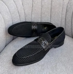 Polo Ralph Lauren Corduroy Moccasin in Black