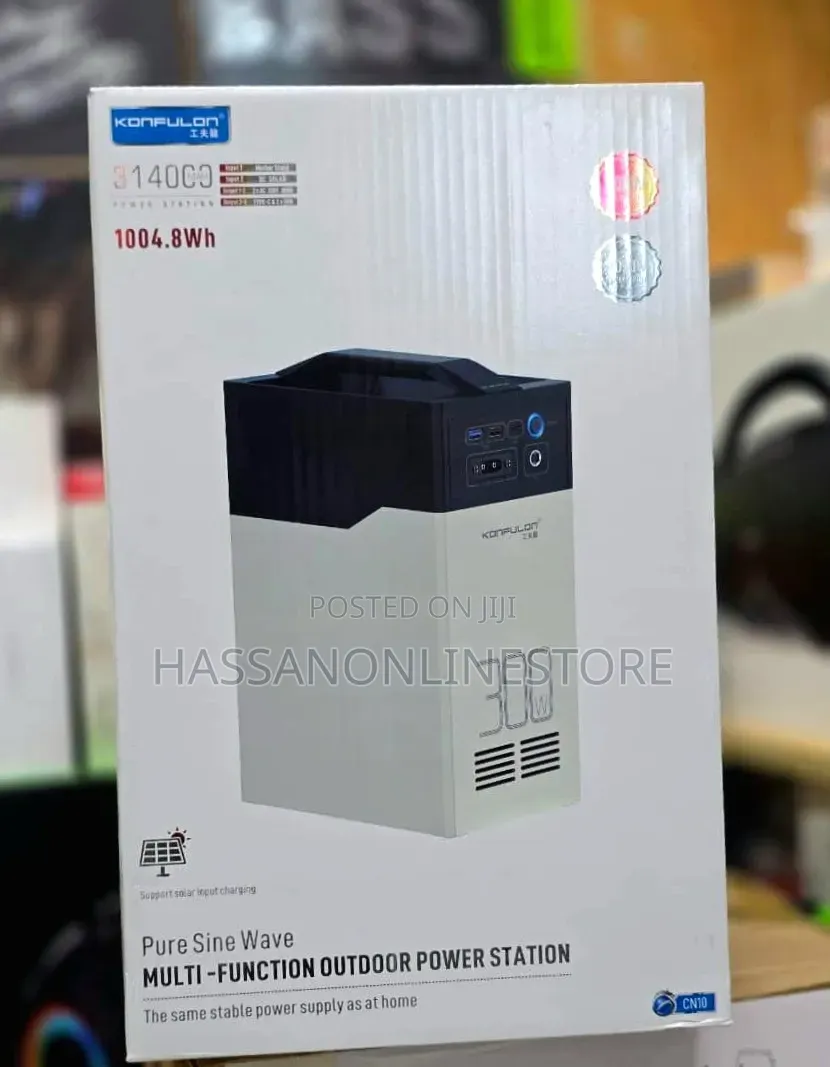 Konfulon Cn-10 Power Station 300w Ac -Dc Usb-C Power Supply 314000 Mah