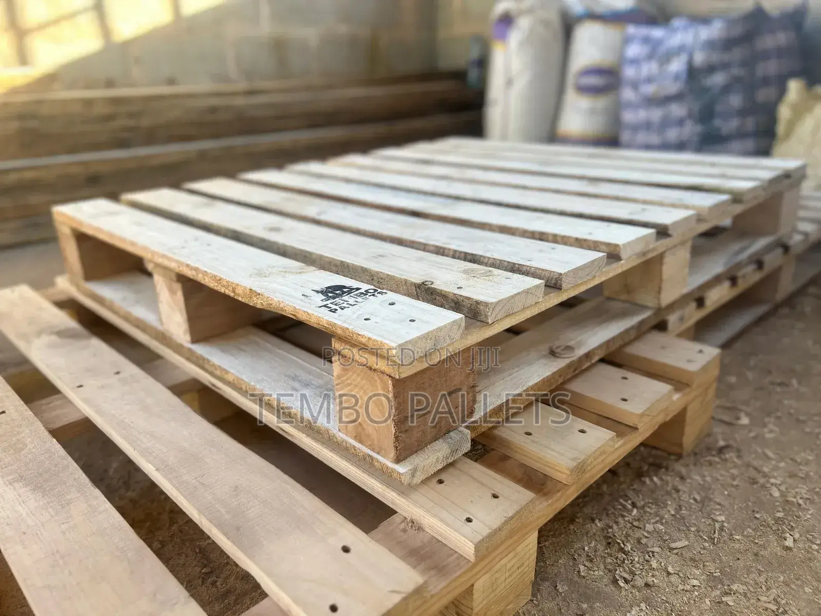Tembo 1 Heavy Duty Wooden Pallet 120×100×16 Cm – New