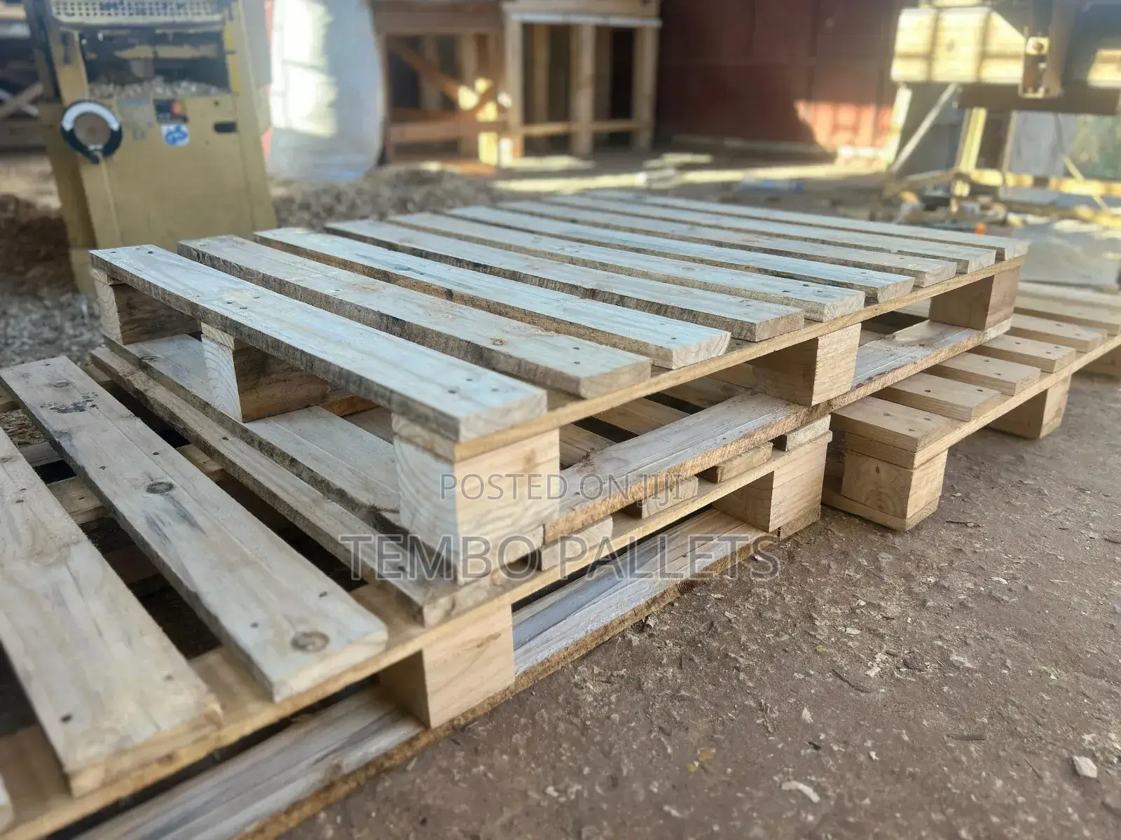 Tembo 1 Heavy Duty Wooden Pallet 120×100×16 Cm – New