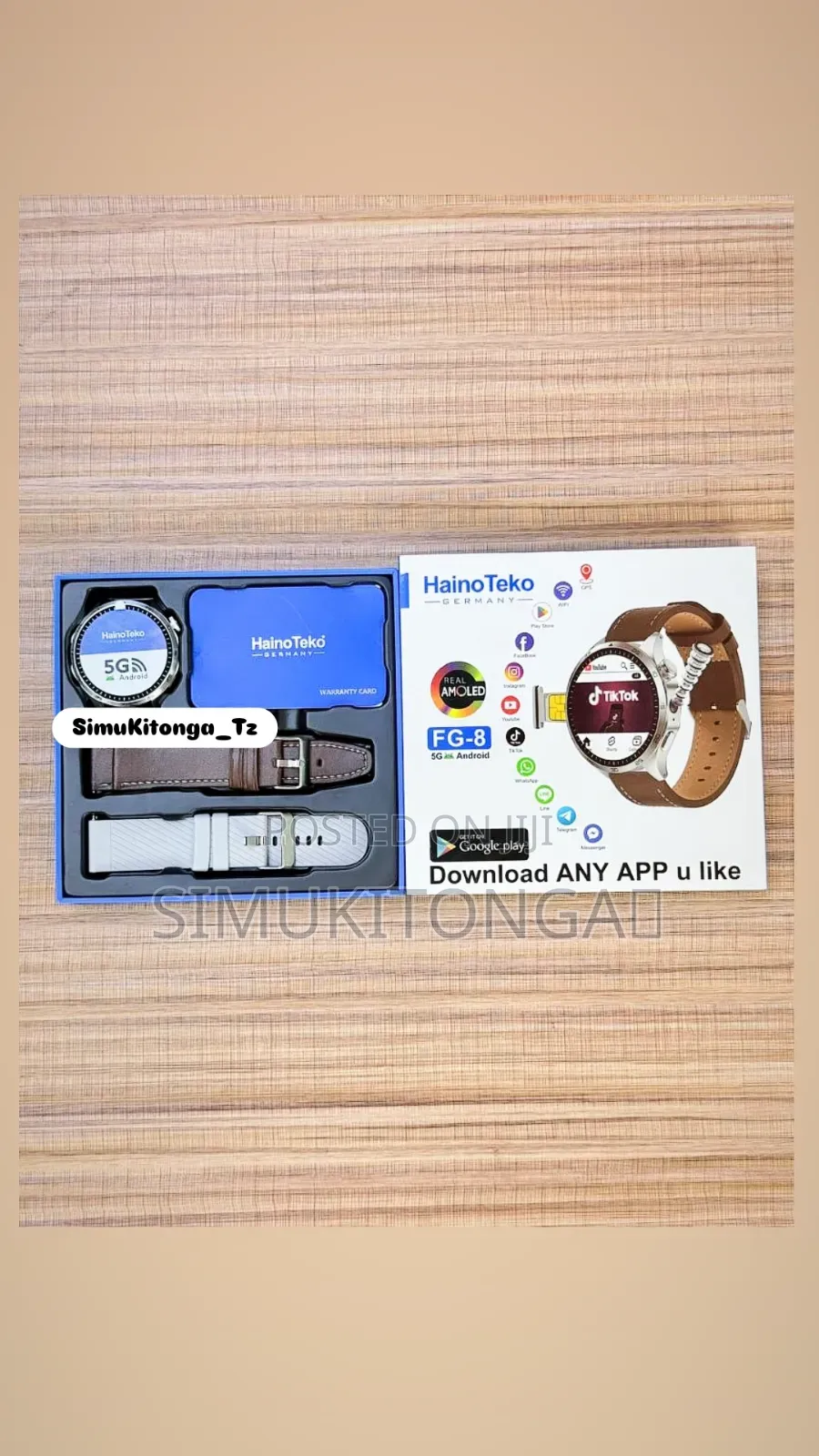 Smart Watch Inayo Tumia Laini