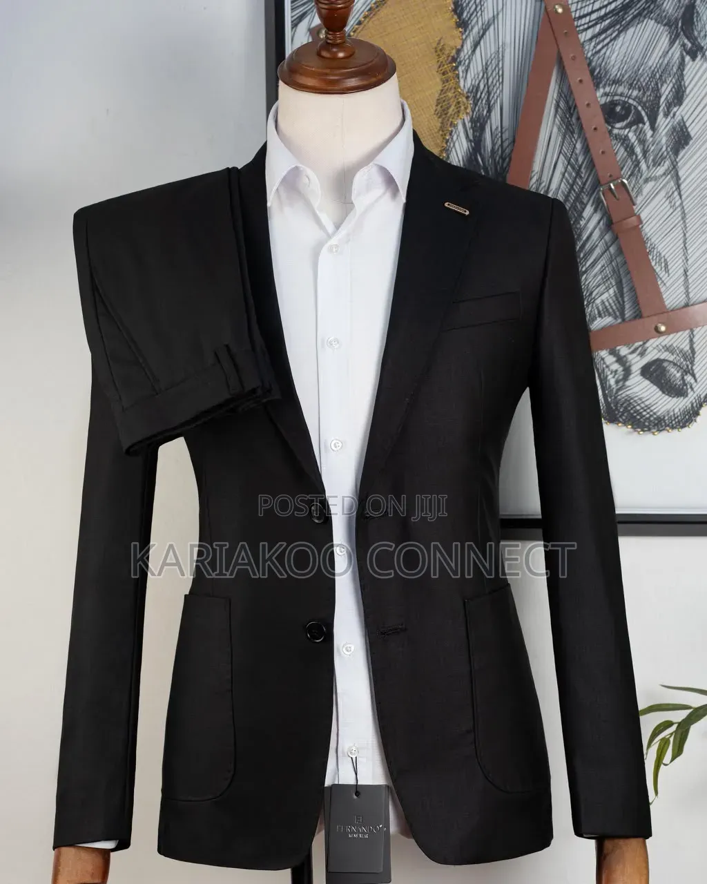Black Suit Men's Wear