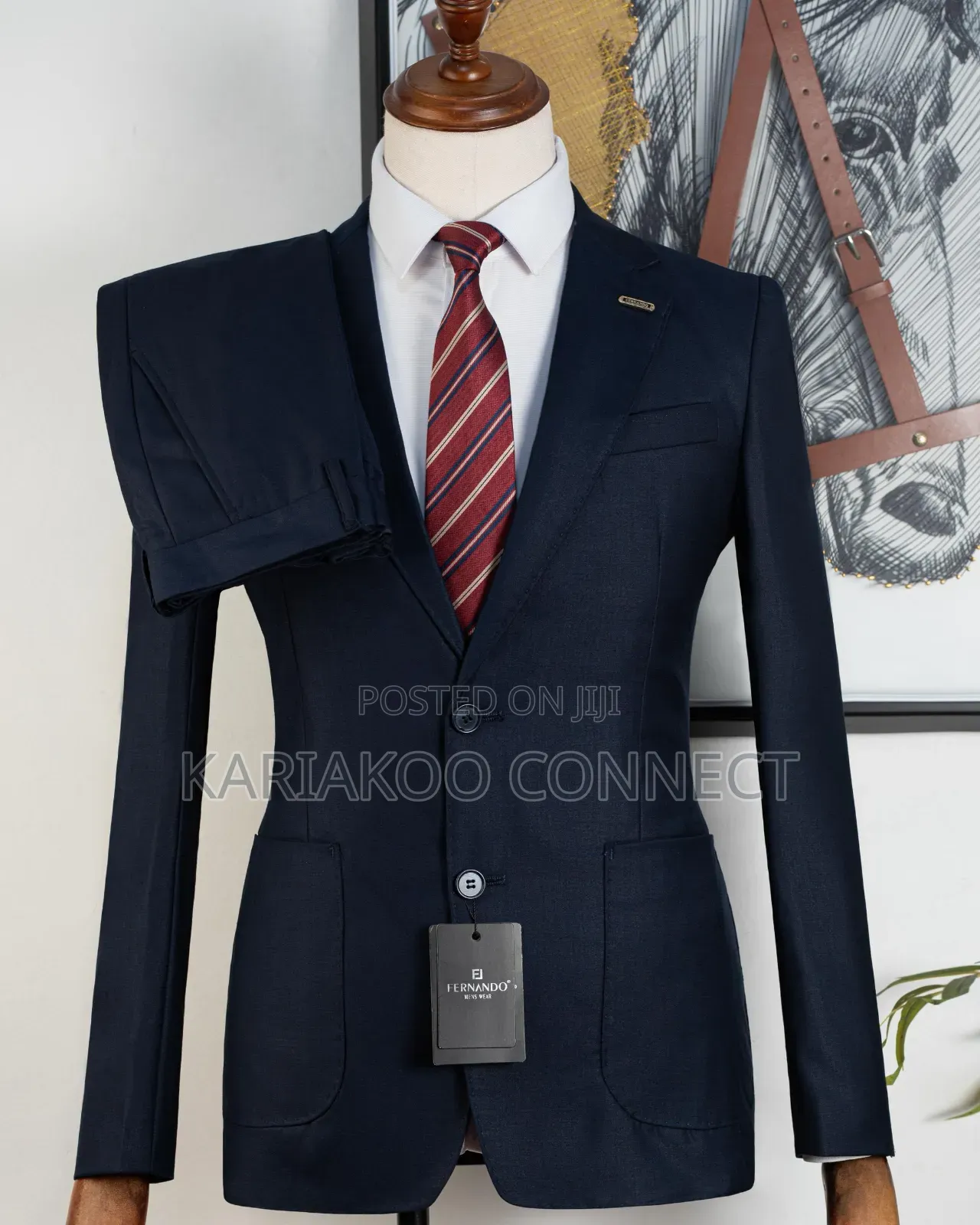Blue Suit Men's Wear