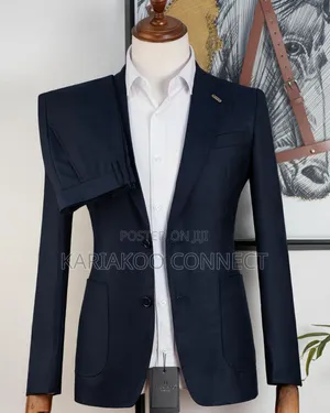 Blue Suit Men's Wear