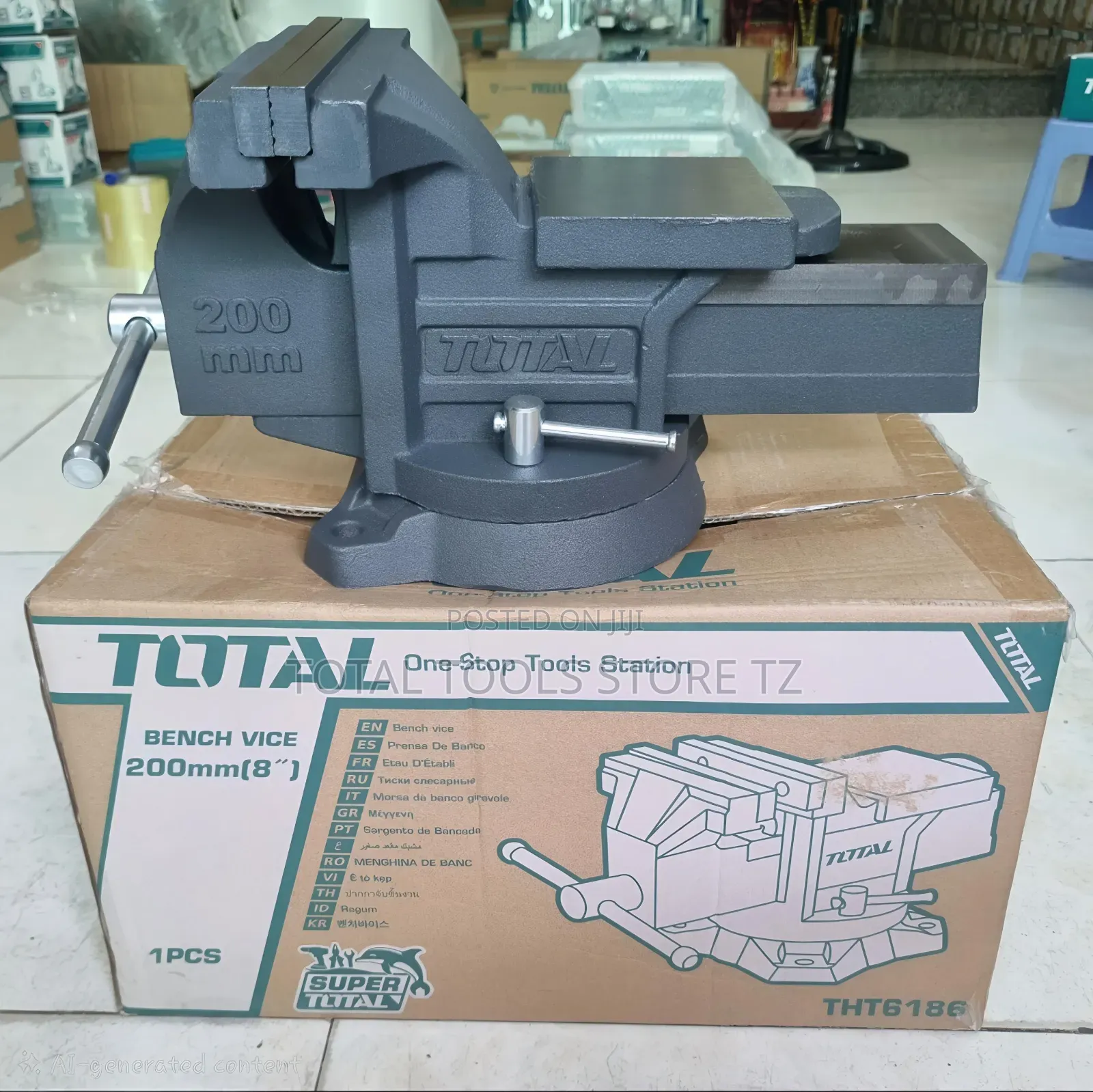 Total Bench Vice 8" 200mm