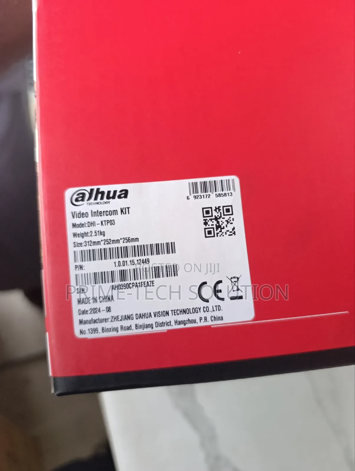 Dahua Dhi-ktp03 Ip Video Intercom Kit — Villa | Kufungiwa | Tz
