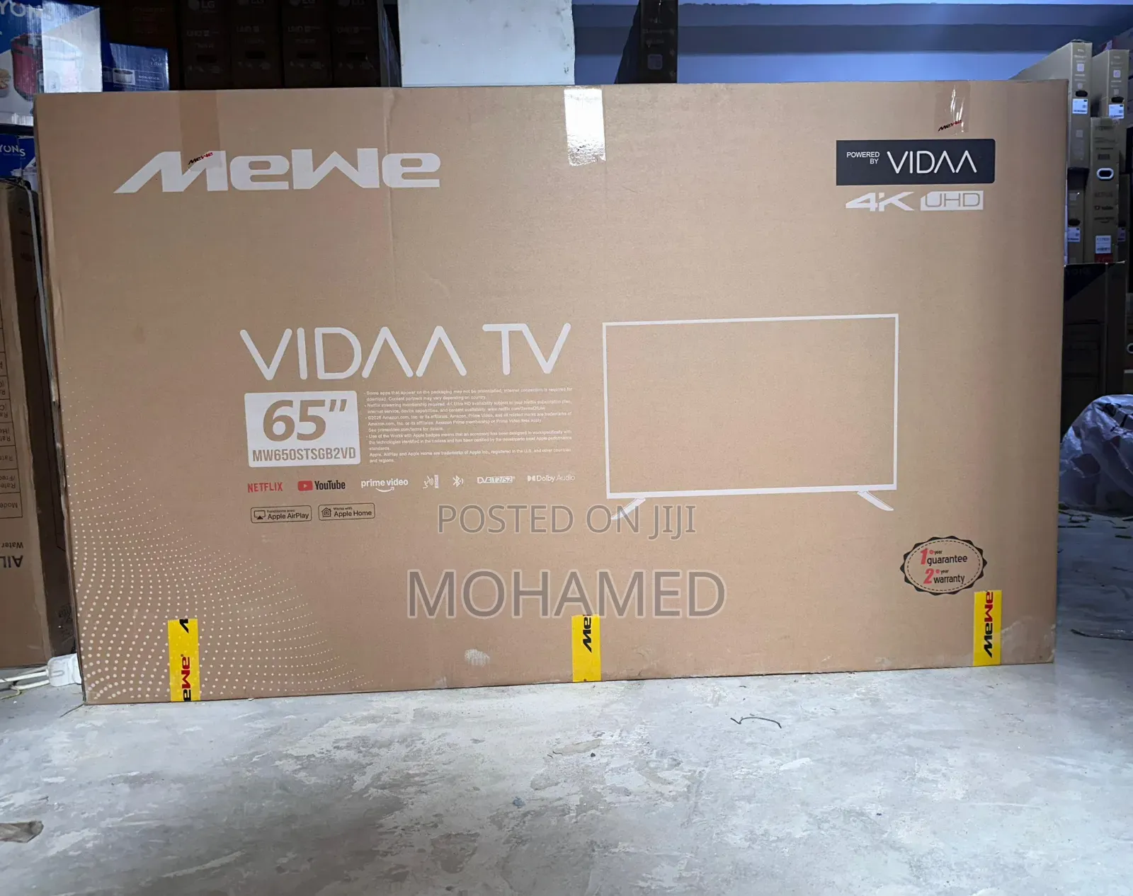  Mewe 65” Vidaa Smart Tv 