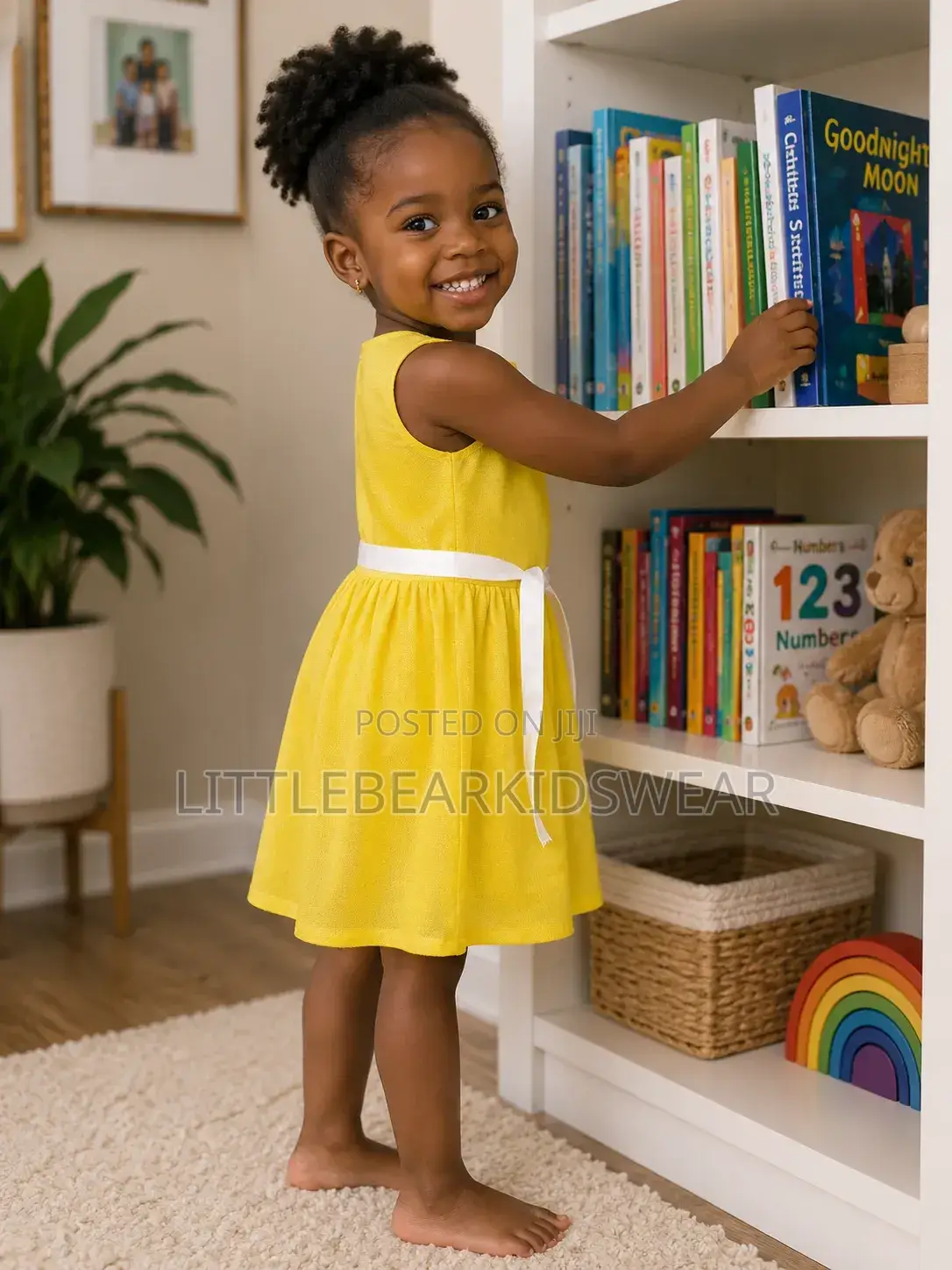 Yellow Dress With Ribbons