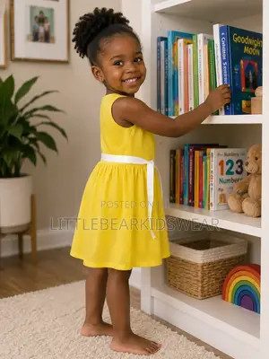 Yellow Dress With Ribbons