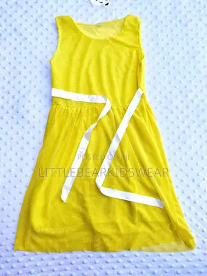 Yellow Dress With Ribbons