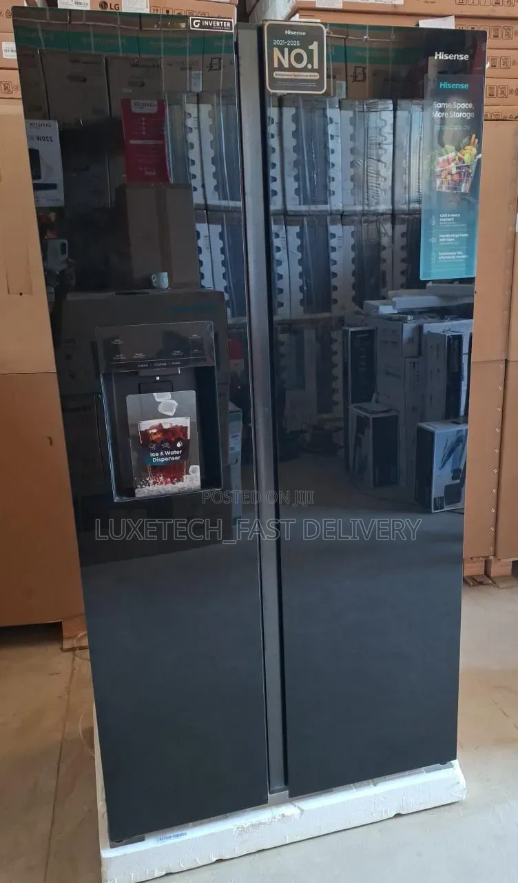 Hisense 535l Side by Side Fridge With Water Dispenser and Ice Maker