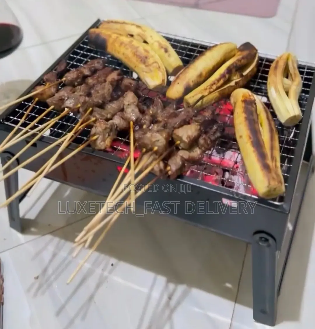 Portable Folding Charcoal Grill For Outdoor Cooking Like Picnics