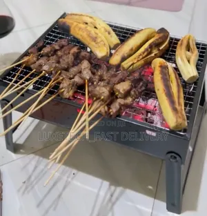 Portable Folding Charcoal Grill For Outdoor Cooking Like Picnics
