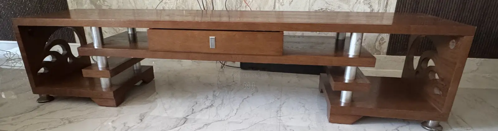 Imported Hardwood Tv Table