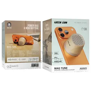 Green Lion Mag Tune Mini Speaker Wireless Charger