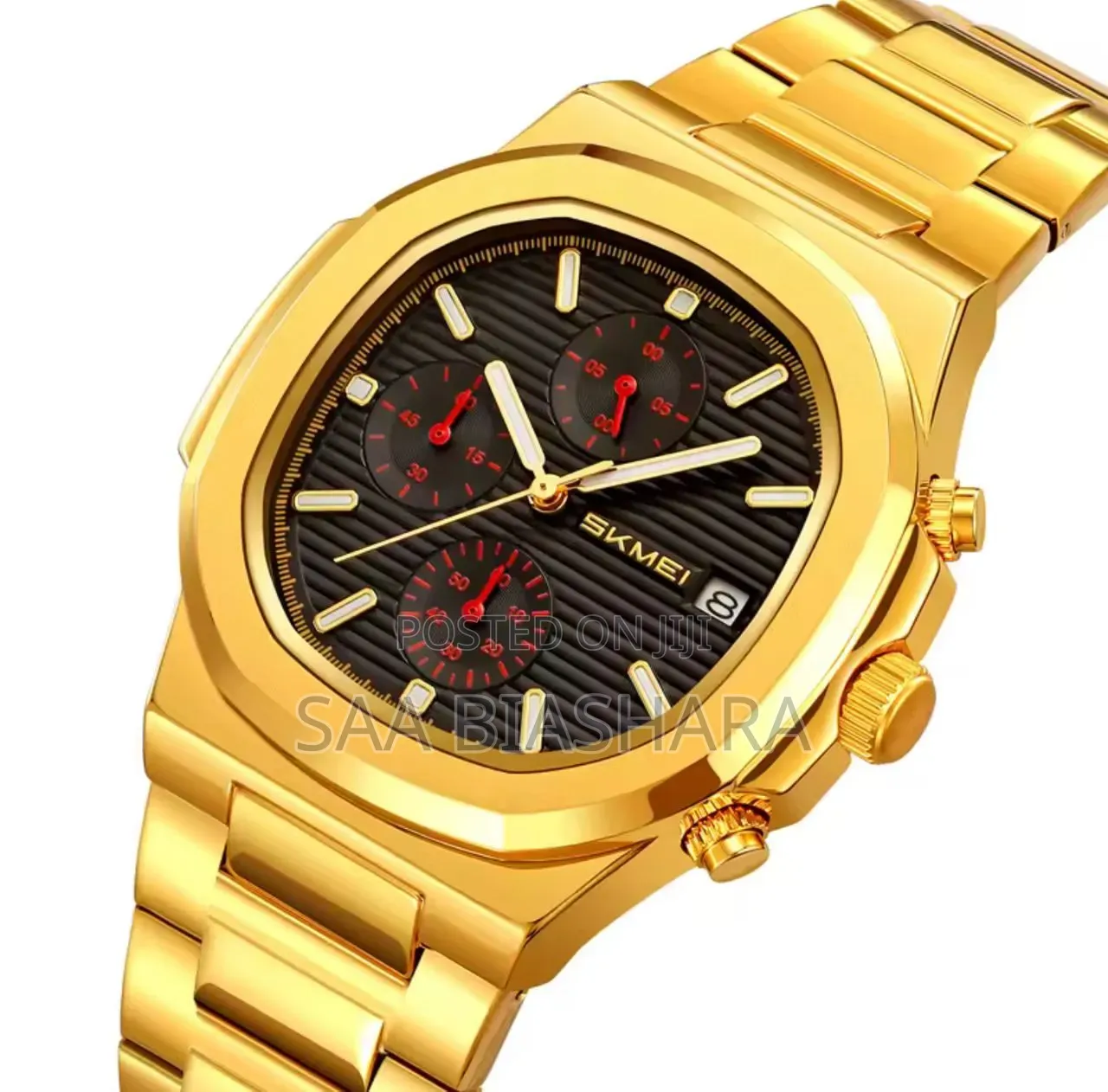 Skmei 9374 Quartz Watches Gold and Black