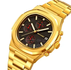 Skmei 9374 Quartz Watches Gold and Black