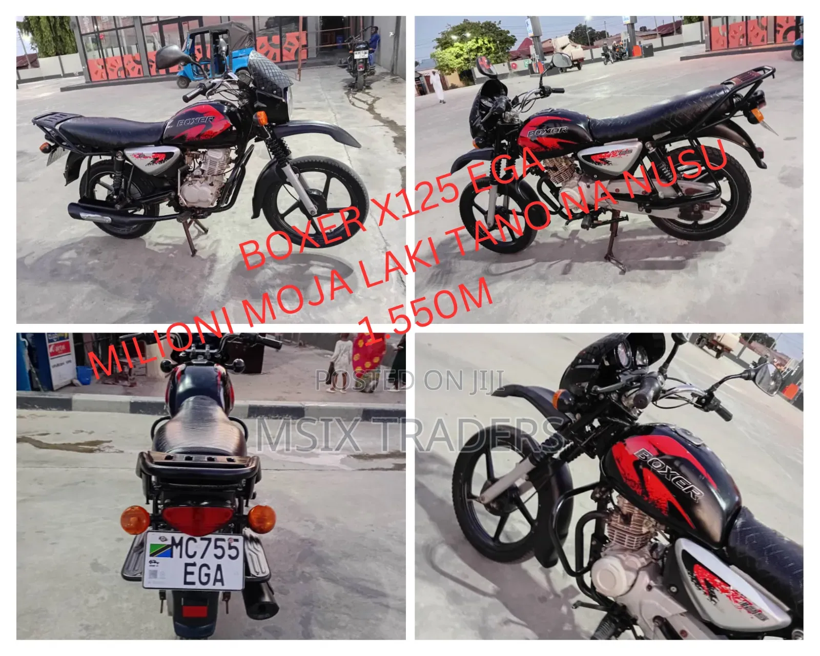 Bajaj Boxer X125 2023 Red