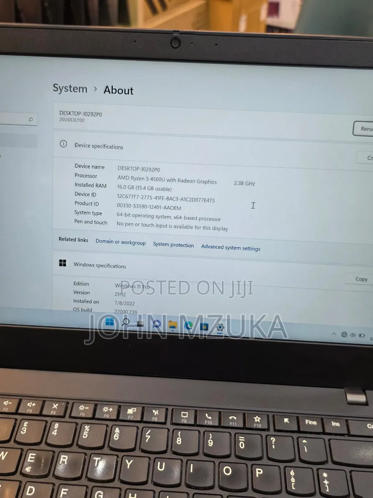 Laptop Lenovo ThinkPad L14 16GB AMD Ryzen 5 SSD 256GB