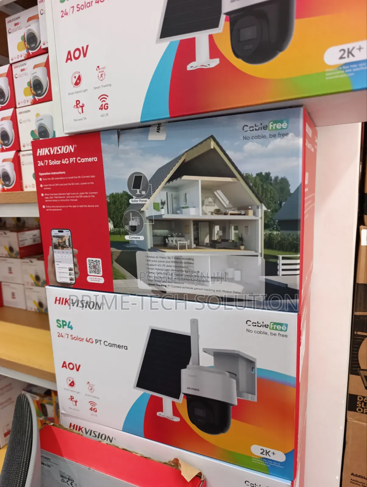 Hikvision 4mp Solar 4g Pt Camera Ds-2cfsp4/4g — Aov 24/7 | Tz