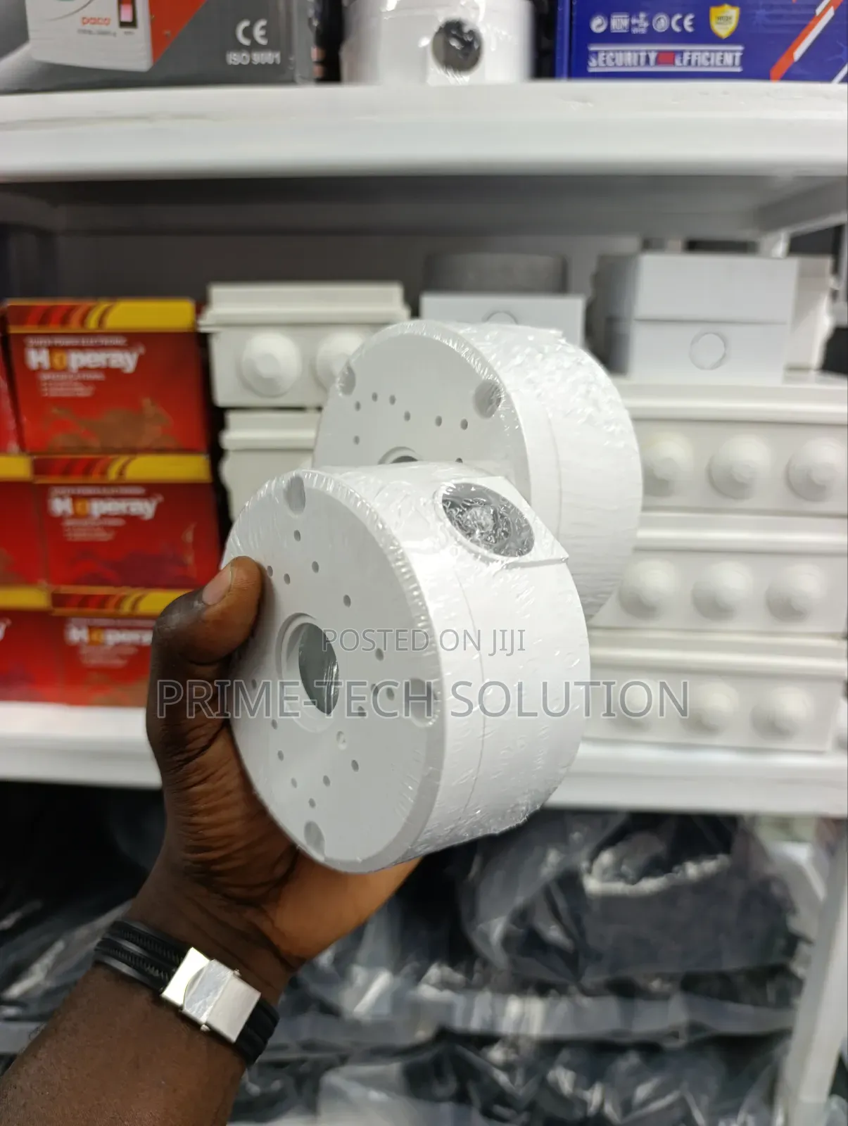 Waterproof Junction Box Kwa CCTV Camera — Round | Tz