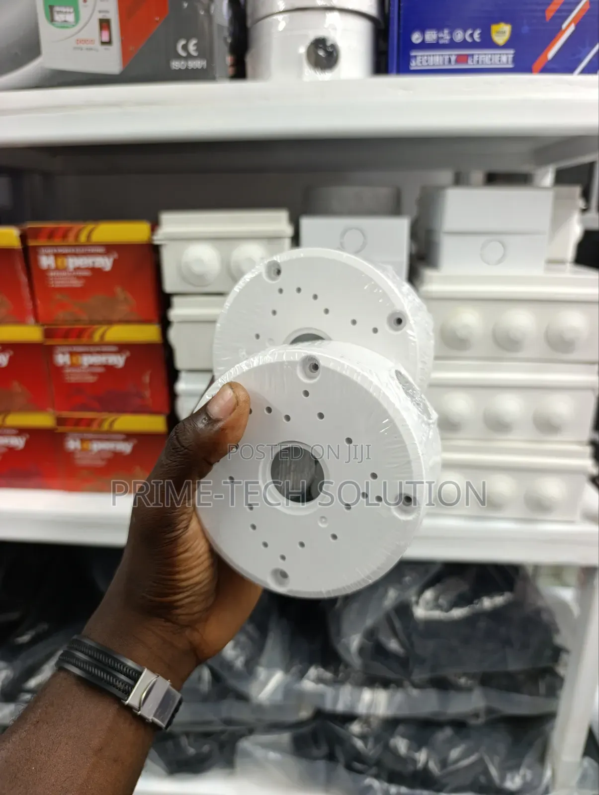 Waterproof Junction Box Kwa CCTV Camera — Round | Tz