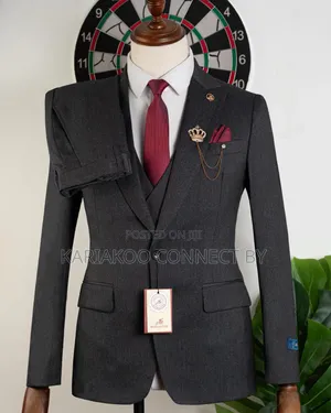 The Royal Charcoal Grey 3-Piece Suit