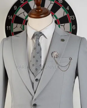 ​The Royal Light Grey 3-Piece Suit
