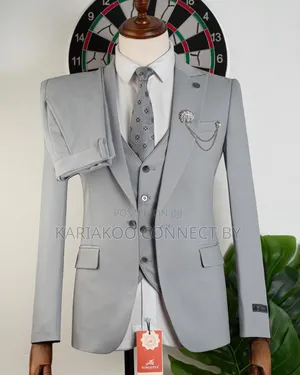 ​The Royal Light Grey 3-Piece Suit