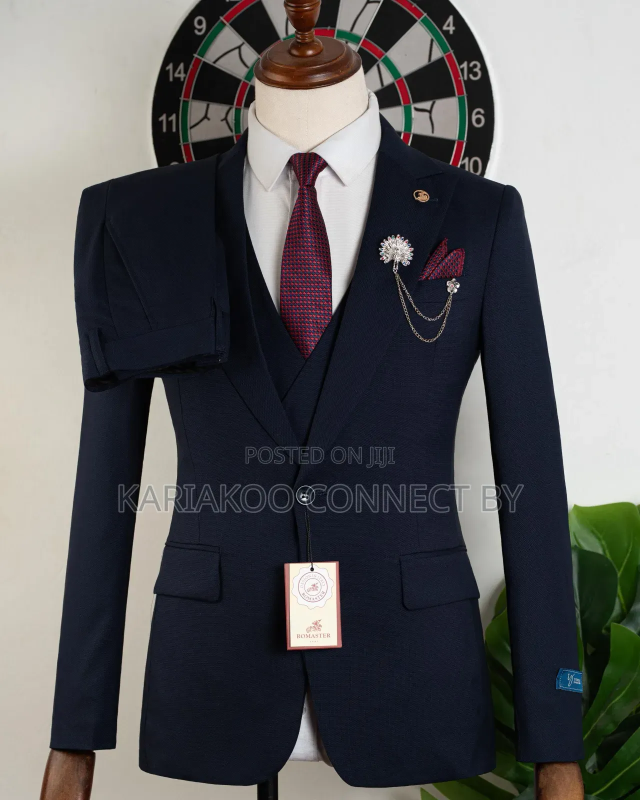 The Royal Navy Blue 3-Piece Suit
