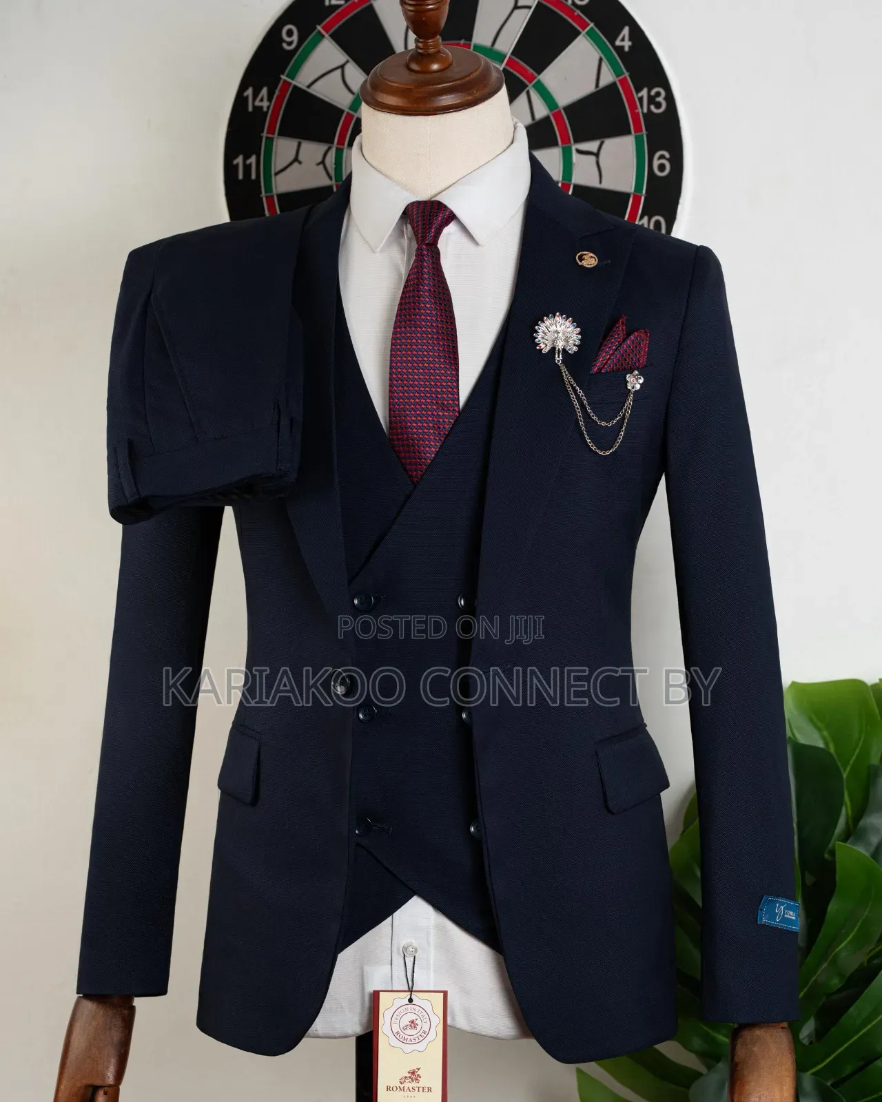 The Royal Navy Blue 3-Piece Suit