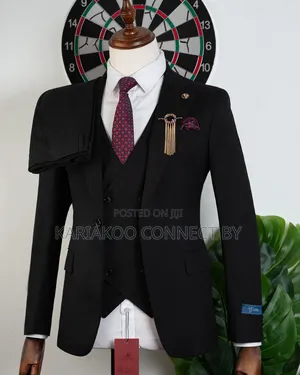 ​The Ultimate Black 3-Piece Suit