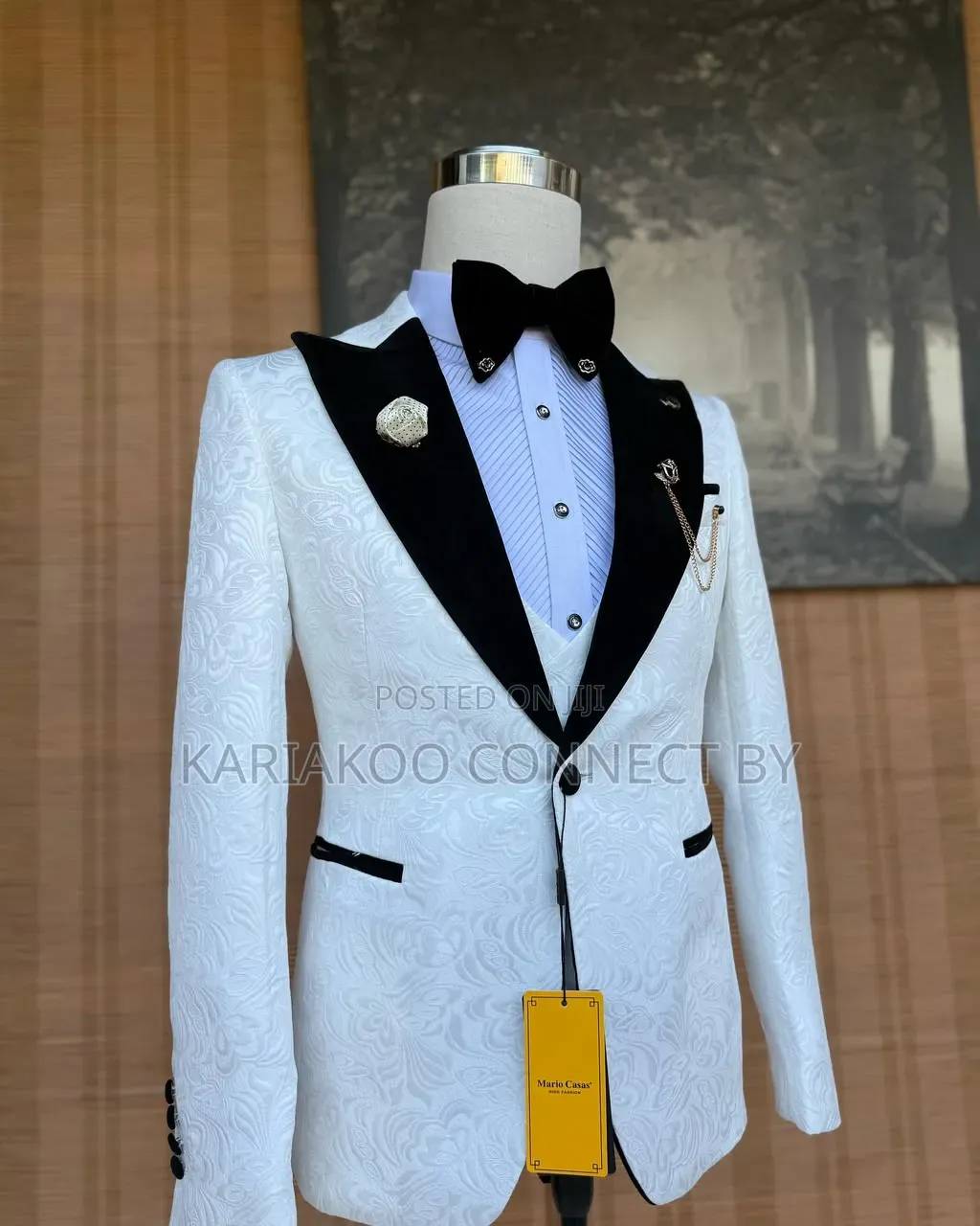 Premium Mario Casas Groom Suit Set