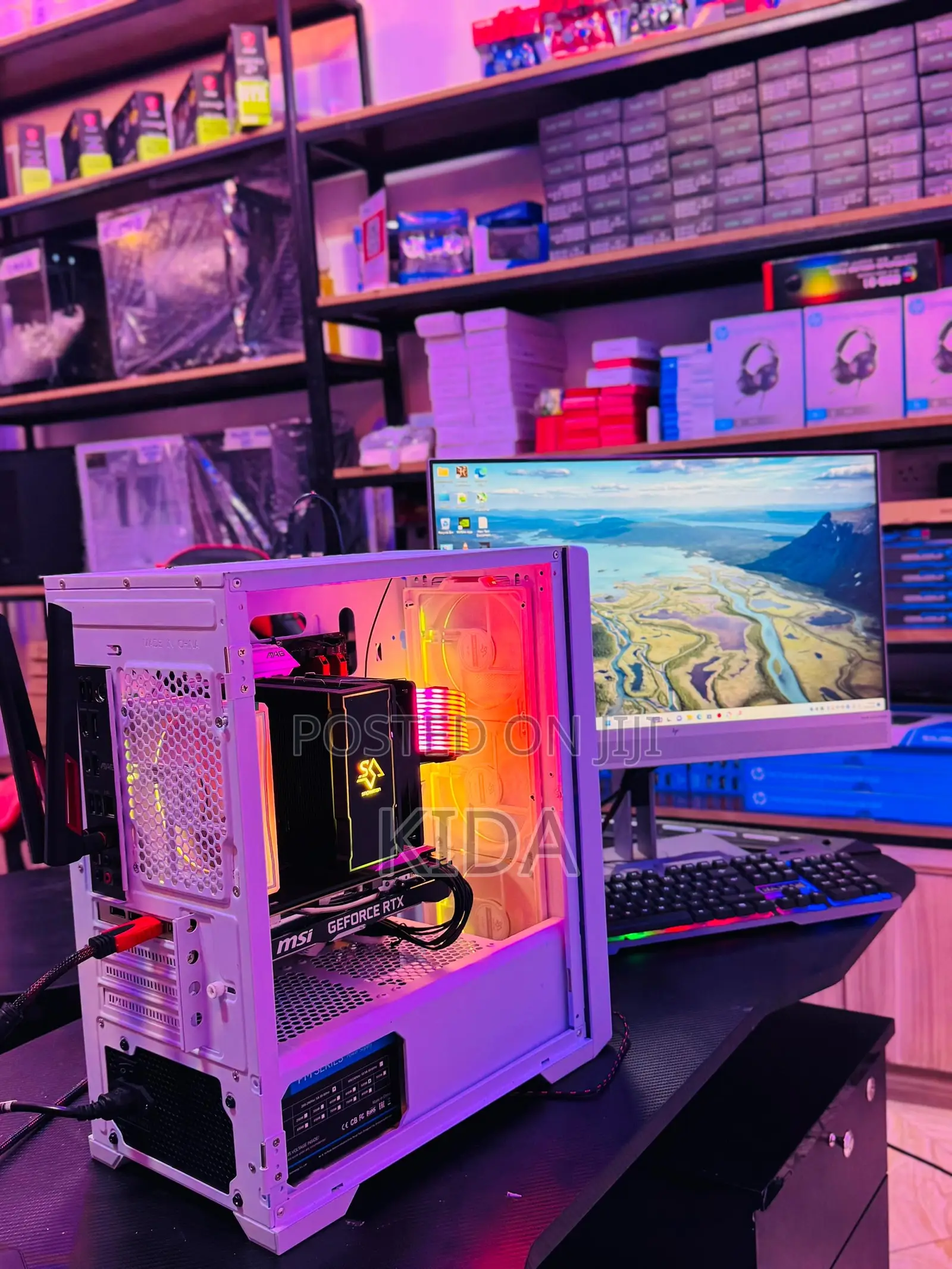New Desktop Computer MSI Gaming 27 6QE 32GB Intel Core i5 SSD 1T