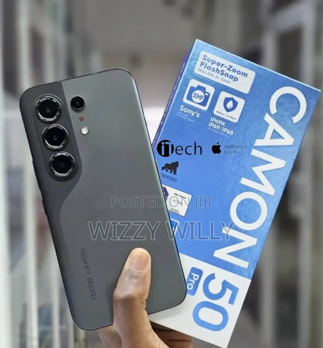 New Tecno Camon 50 Pro 256 GB Black