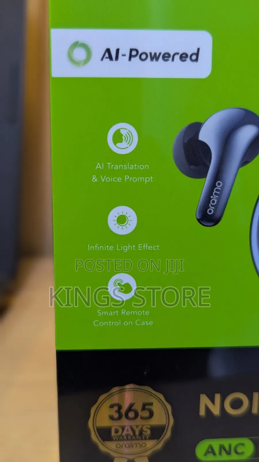 Oraimo Spacebuds 2 Ai Hybrid Anc Wireless Earbuds