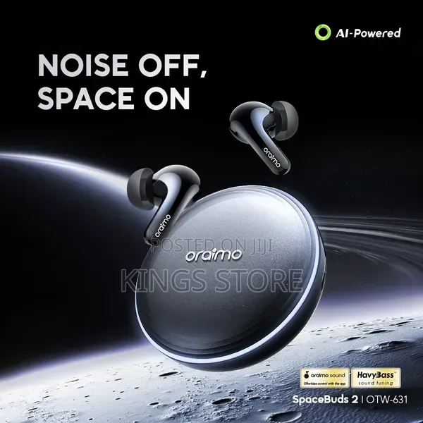Oraimo Spacebuds 2 Ai Hybrid Anc Wireless Earbuds