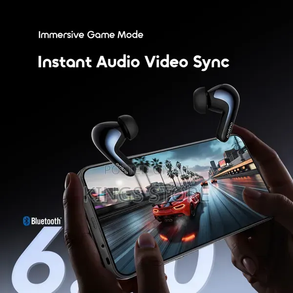 Oraimo Spacebuds 2 Ai Hybrid Anc Wireless Earbuds