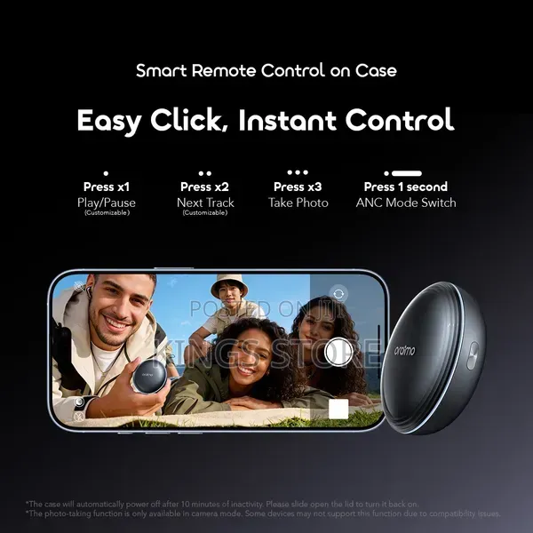 Oraimo Spacebuds 2 Ai Hybrid Anc Wireless Earbuds