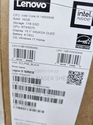 New Laptop Lenovo Legion 5 16GB Intel Core i9 SSD 1T