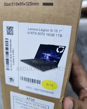 New Laptop Lenovo Legion 5 16GB Intel Core i9 SSD 1T