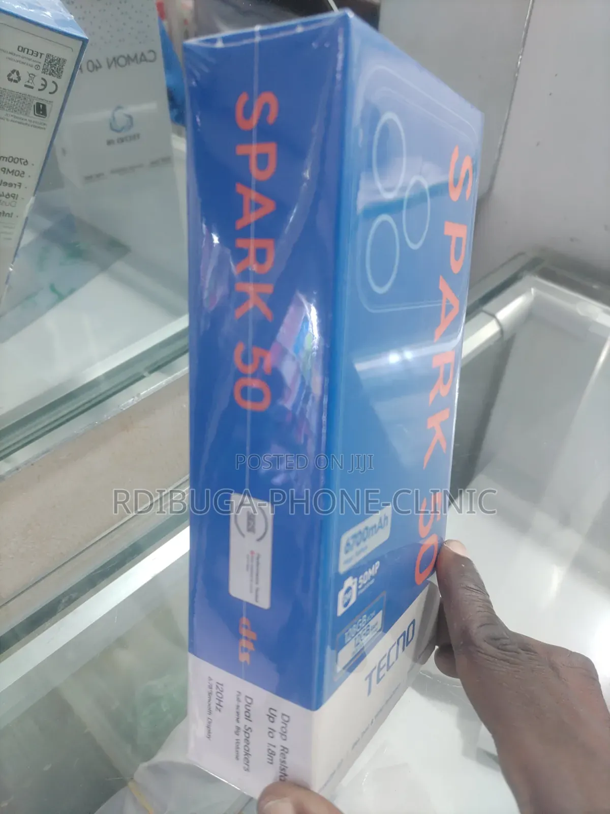 New Tecno Spark 50 128 GB Black