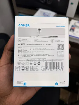 Anker 45w Nano Charger With Display
